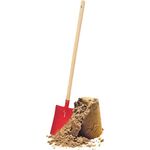 Schaufel Metall rot