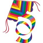 Einleinerdrachen Rainbow 97x58cm