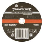 Silverline - Robuste Metalltrennscheibe, flach