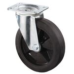 Lenkrolle D.125mm Trgf.150kg VG Platte L115xB85mm BS ROLLEN