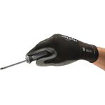 Handschuhe HyFlex 11-601 Gr.9 schwarz/grau EN 388 PSA II Nyl.m.PU ANSELL - VPE: 12