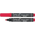 Permanentmarker Classic rot Strich-B.1-4mm Rundspitze PICA - VPE: 10