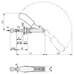 Schubstangenspanner Nr.6844 Gr.2 kurz AMF