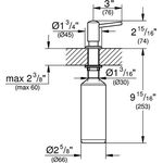 Grohe Spülmittelspender CONTEMPORARY f Flüssigseifen chr