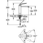 Grohe EH-WTbatt EUROECO SPECIAL 1/2Zoll ho Ala chr