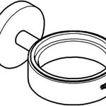 Grohe Halter ESSENTIALS Nickel poliert