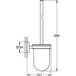 Grohe Toilettenbürstengrt ESSENTIALS 398mm wa sun gebü