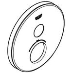 Grohe Rosette SMARTCONTROL moon white, rund, für UP-THM mit 1 ASV