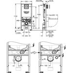 Grohe WC-Element RAPID SLX 3-in-1-Set Spülkasten GDX 6 l