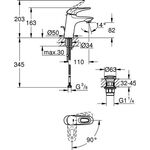 Grohe EH-WTbatt EUROSTYLE 1/2Zoll S-Size chr