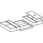 Geberit Schubladeneinsatz-Set für obere Schublade Breite 750mm