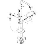 Grohe Einhand-Wannenbatterie ESSENCE 1/2Zoll Bd-Mont chr