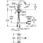 Grohe Zweigriff-Bidetbatterie ATRIO chrom