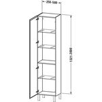 Duravit Hochschrank INDIVIDUAL L-CUBE 250/500x200/363x1321/2000mm Ans li ta sm