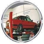 Mehrzweckspiegel D.600mm Kunststoff,weiß f.2 Richtungen 11m SPL