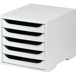 Ablagebox 5 Schubl.grau/grau Ku.H255xB270xT340mm STYRO