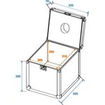 ROADINGER Flightcase Spiegelkugel 30cm