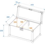 ROADINGER Flightcase 2x TMH-6/7/8/9