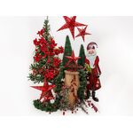 EUROPALMS Weihnachtsstern-Busch, rot, 60cm