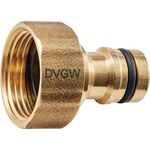 Hahnstecker GEKA plus-Stecksystem KTW MS IG G 1/2 Zoll SB GEKA, 1 Stück