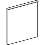 GE Tür in Platin, zu iCon xs WTU 840039 Tür in Platin zu iCon xs WTU 840039