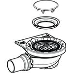 Geberit Duschwannenablauf für Setaplano, Sperrwasserhöhe 50mm