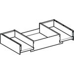 Geberit Schublade iCon oben, für WTU, verkürzte Ausladung 750mm