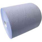CWS Rollenpapier 3-lagig 6x100 m Rollen 220mm breit blau
