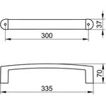 Keuco Haltegriff ELEGANCE 335mm vc