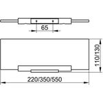 Keuco Cristallinglas-Platte PLAN lose 350x120x8mm