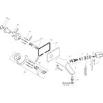 Einhebel-Waschtischmischer AXOR URQUIOLA DN 15, für Wandmontage chrom