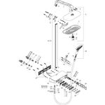 Showerp RAINDANCE SELECT E 300 3jet ST DN 15 chrom