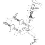 HG Einhebel-Waschtischmischer FOCUS CARE DN 15 AP mit extra langem Griff chrom
