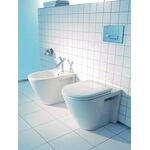 Duravit Stand-WC STARCK 2 BACK-TO-WALL tief, 370x570mm, Abgang waagerecht weiß