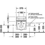 Duravit Wand-WC STARCK 2 tief, 375x620mm weiß WG