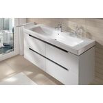 V&B Waschtischunterschrank SUBWAY 2.0 f Schrank-WT 1287x520x449mm Glossy White