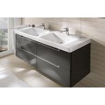 V&B Waschtischunterschrank SUBWAY 2.0 f Schr.-Do.wt 1287x520x449mm glos. gr