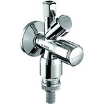 Schell Kombinations-Eckventil COMFORT chrom, mit Rohrbelüfter 1/2Zoll
