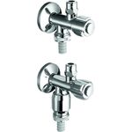 SCHELL Doppelanschluss-Eckventil COMFORT chrom 1/2Zoll - VPE: 20