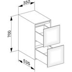 Keuco Sideboard EDITION 11 350x700x535mm m LED-Innenbel. weiß A