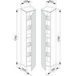 Keuco Hochschrank EDITION 400 350x1769x300mm Ans li ant