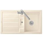 Flavia 50 Spüle Weiß Alpin Ceramicplus