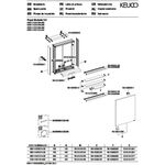 Keuco Spiegelschrank ROYAL MODULAR 2.0 Breite 500mm Höhe 700mm Tiefe 120mm