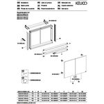 Keuco Spiegelschrank ROYAL MODULAR 2.0 Breite 700mm Höhe 900mm Tiefe 120mm