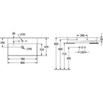 V&B Waschtisch MEMENTO 2.0 800x470mm m ÜL f 3-Loch-Armatur we C+