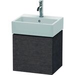 Duravit Waschtischunterbau L-CUBE 400x434x341mm Ans li Ei dunkel gebürstet