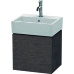 Duravit Waschtischunterbau L-CUBE 400x434x341mm Ans re Ei dunkel gebürstet