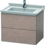 Duravit Waschtischunterbau L-CUBE 469x670x558mm eiche kaschmir