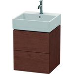 Duravit Waschtischunterbau L-CUBE 544x484x459mm amerikanisch nussbaum