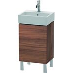 Duravit Waschtischunterbau L-CUBE 593x434x341mm Ans rechts nussbaum natur